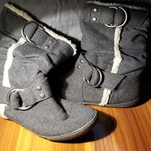 Blowfish Moccasin slouch boots size 8